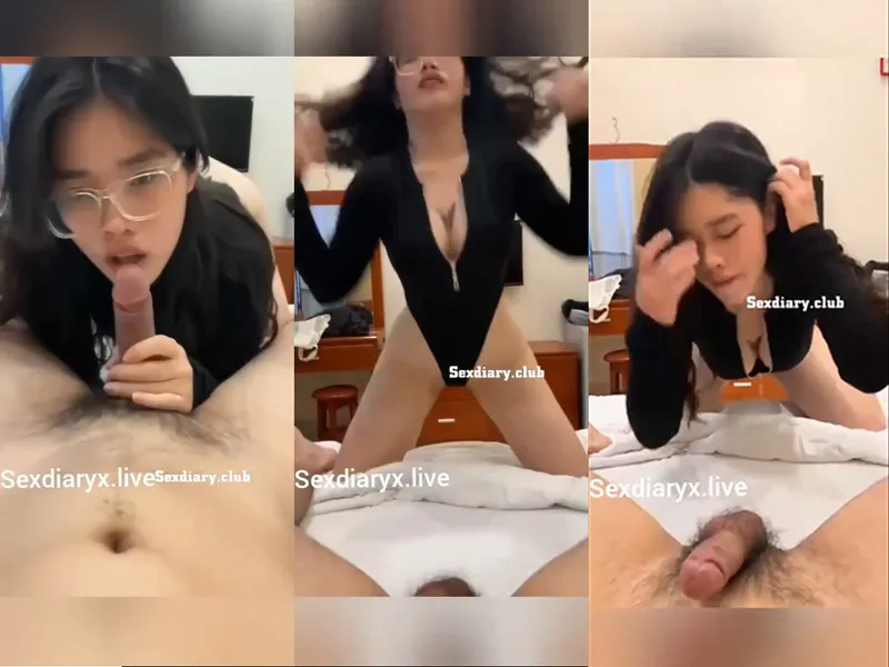 Em rau vú bự kính cận mút cây hàng điêu luyện