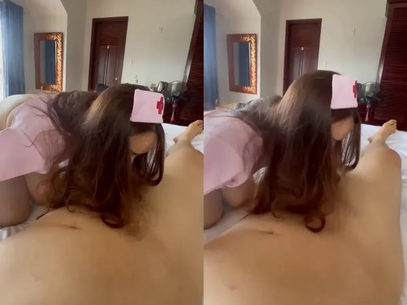 Xoạc em ngành cosplay hộ lý trong nhà trọ || p1